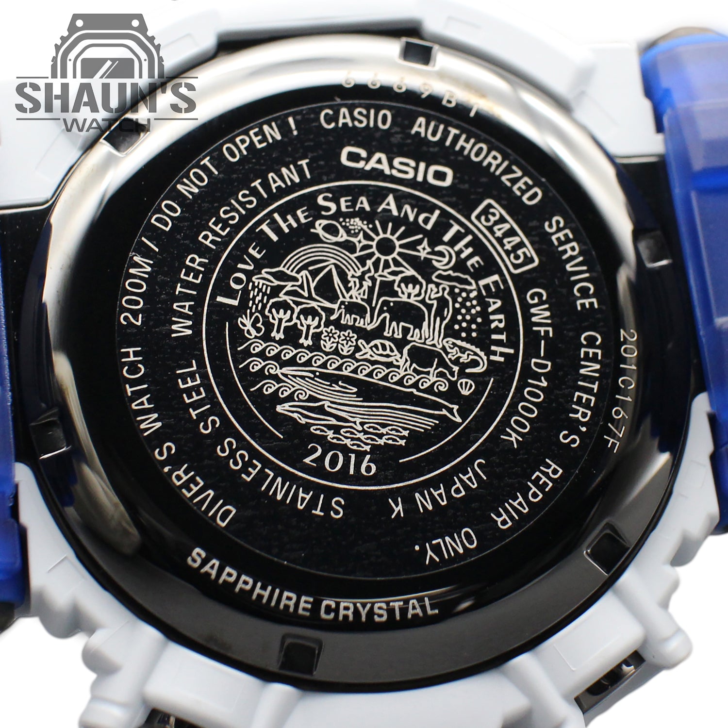 CASIO G-SHOCK GWF-D1000K-7JR FROGMAN Love The Sea and The Earth